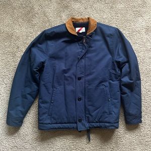 Best Made Co. Sherpa Lined Deck Jacket in Navy Blue